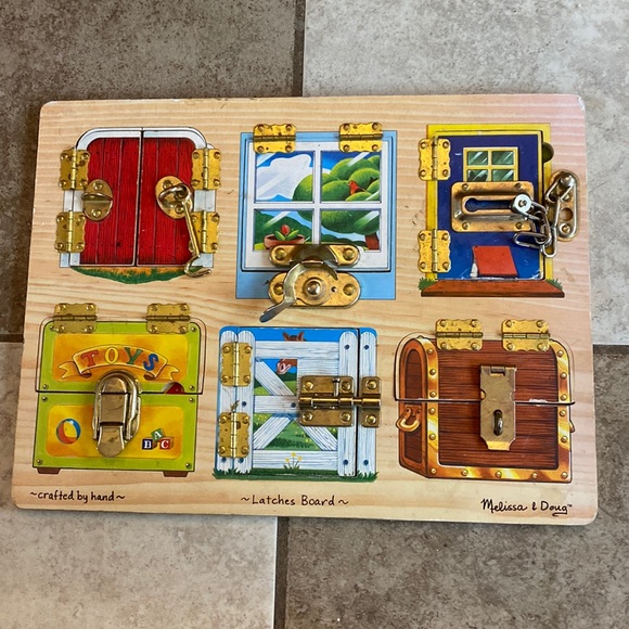 Melissa & Doug Toys Melissa Doug Latches Board Poshmark